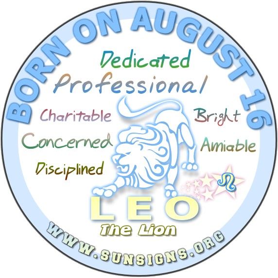 16. august Zodiac: Tegn personlighetstrekk, kompatibilitet og mer