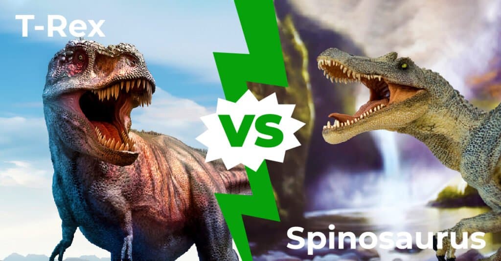 T-Rex vs Spinosaurus: ໃຜຈະຊະນະໃນການຕໍ່ສູ້?