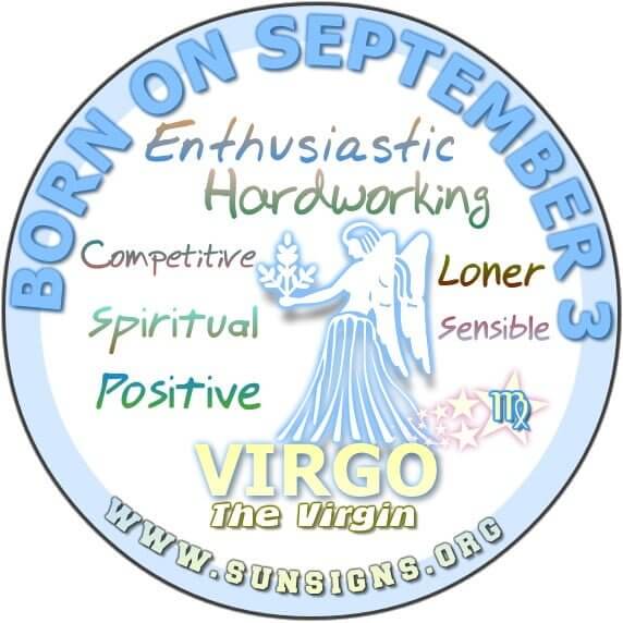 3 septembre Zodiac : Signe, traits de caractère, compatibilité, et plus encore